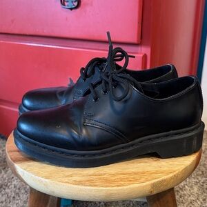 Black Leather Women’s Dr. Marten Shoes
